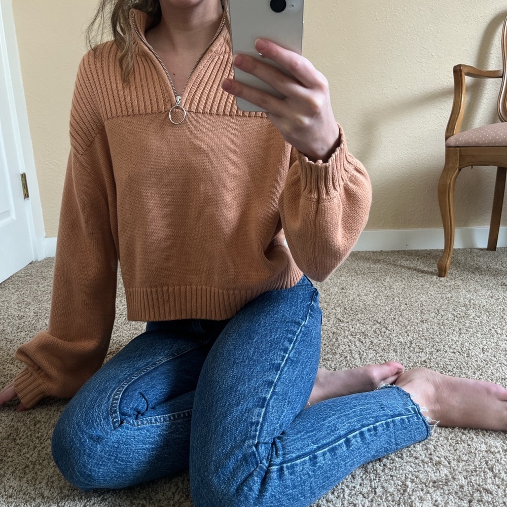 Pacsun Zip Pull Sweater
